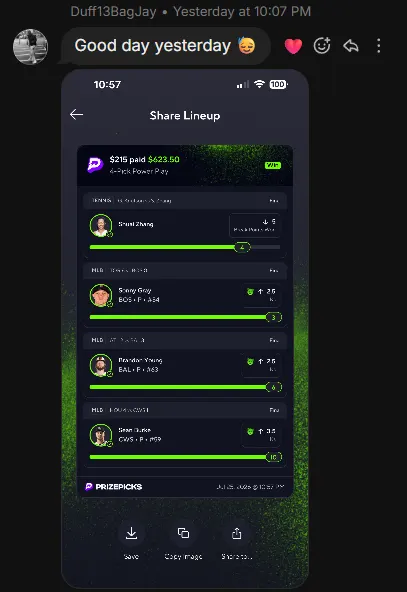 Winning slip