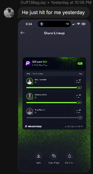 Winning slip
