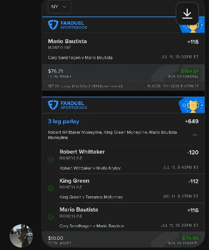 Winning slip