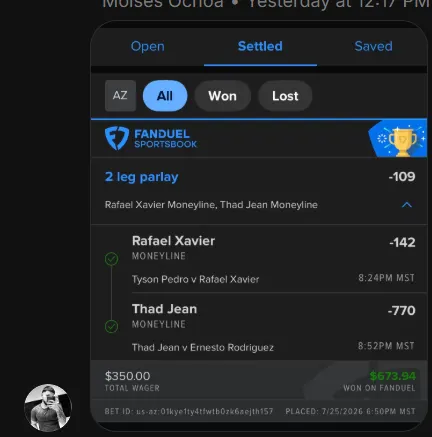 Winning slip