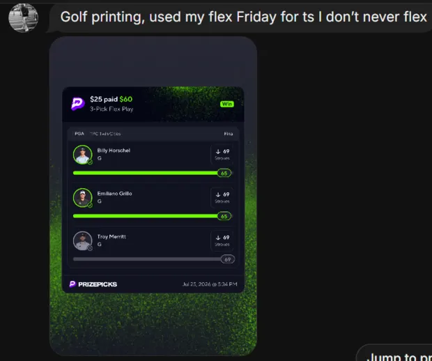 Winning slip