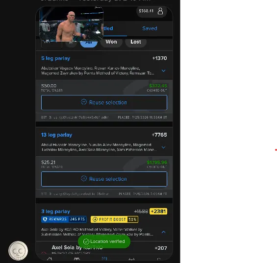 Winning slip