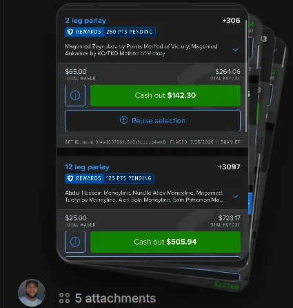 Winning slip