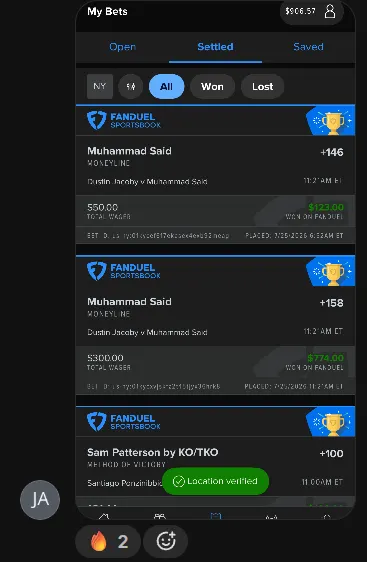 Winning slip