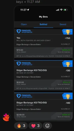 Winning slip