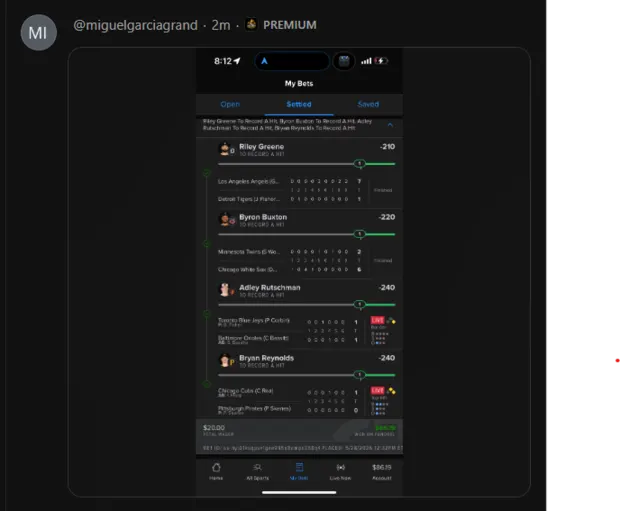 Winning slip